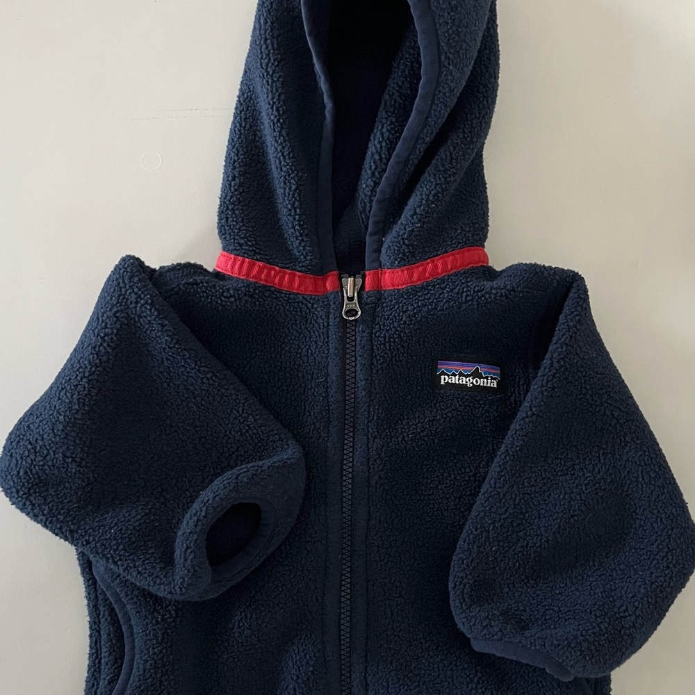 Patagonia Baby Navy Fleece Jacket 3-6M